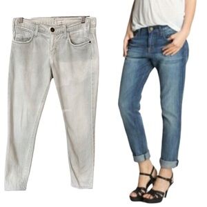 CURRENT/ELLIOTT “The Roller” Wrought Iron Grey Ankle Jeans Size 26